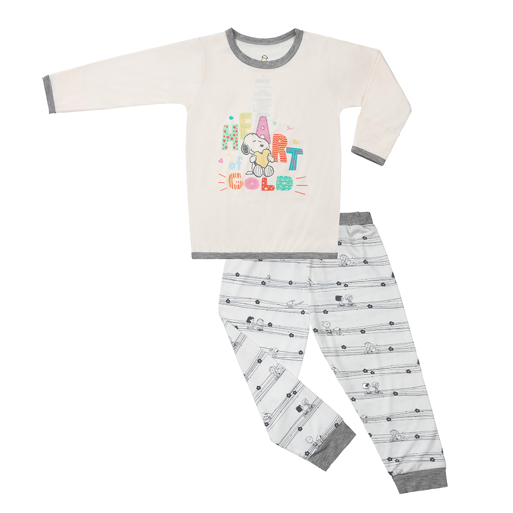 Pyjamas Set S21 Yellow + Pants S21 White