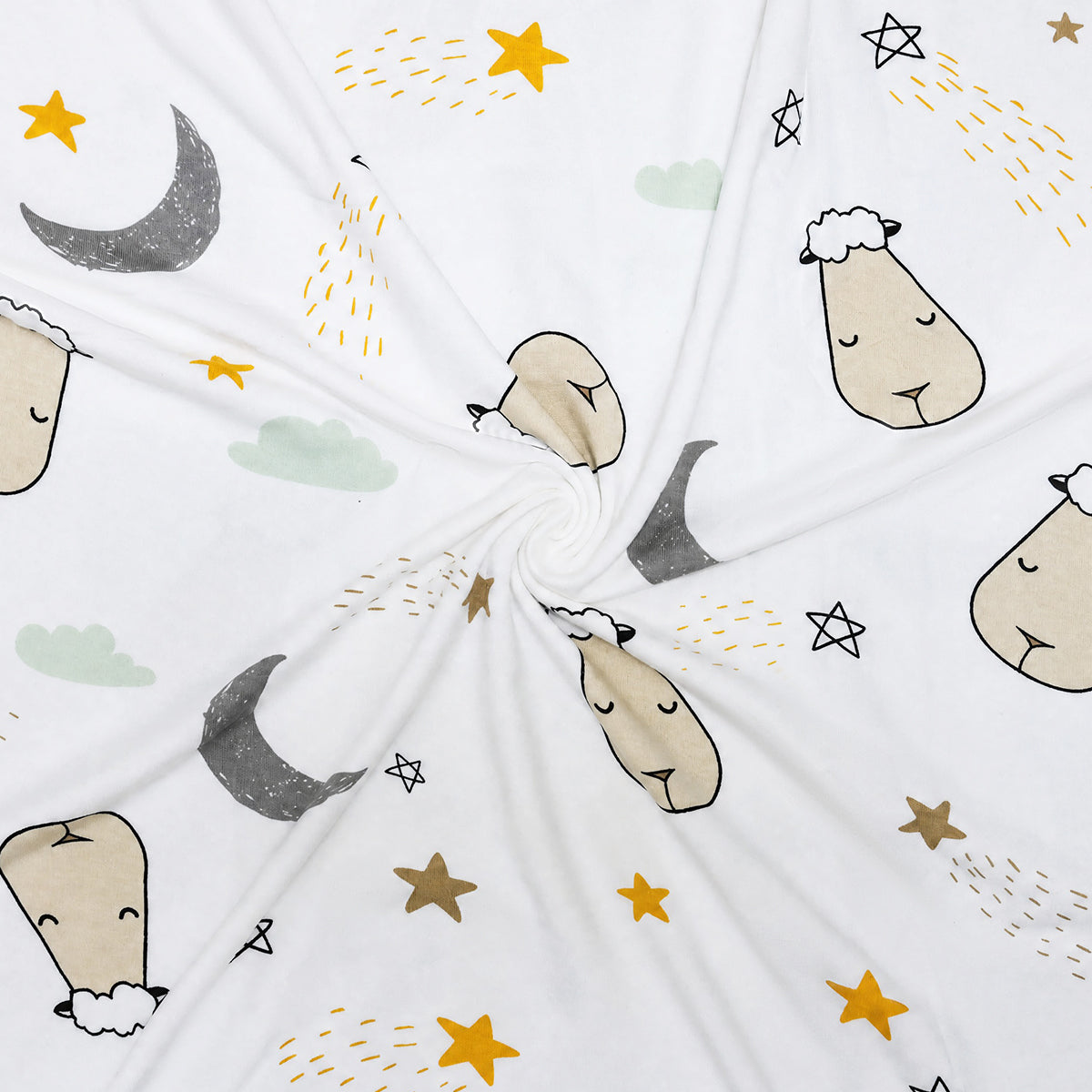 Women Dress Goodnight Baa Baa White
