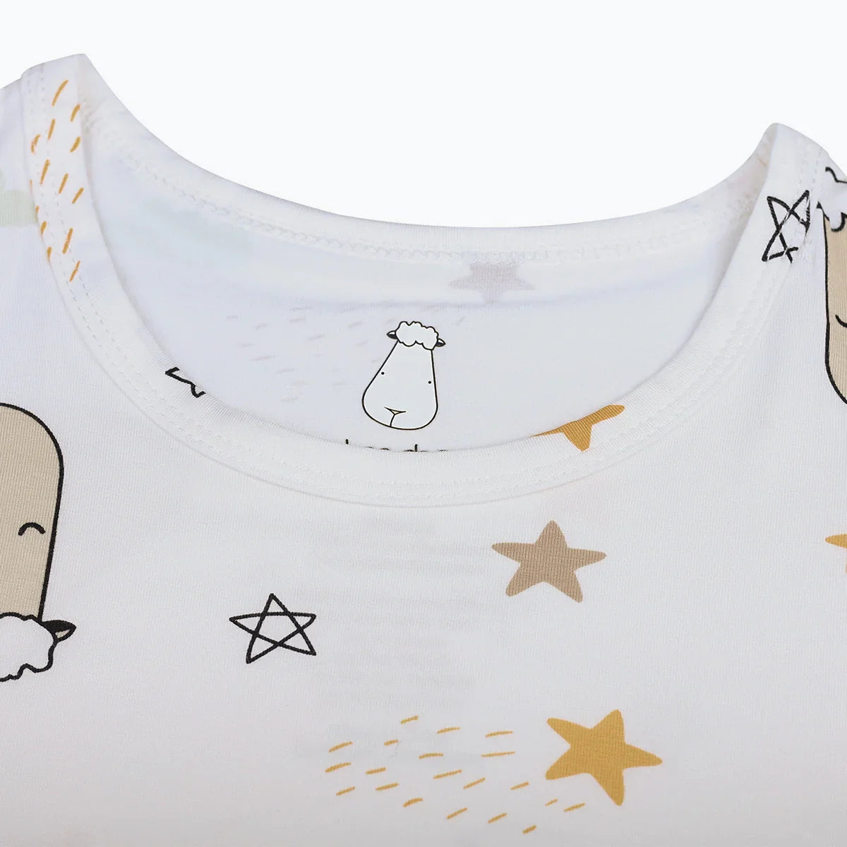 Unisex Short Sleeve T-Shirt Goodnight Baa Baa White