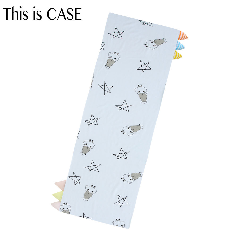 Bed-Time Buddy Case Big Star & Sheepz Blue with Color & Stripe tag - XL