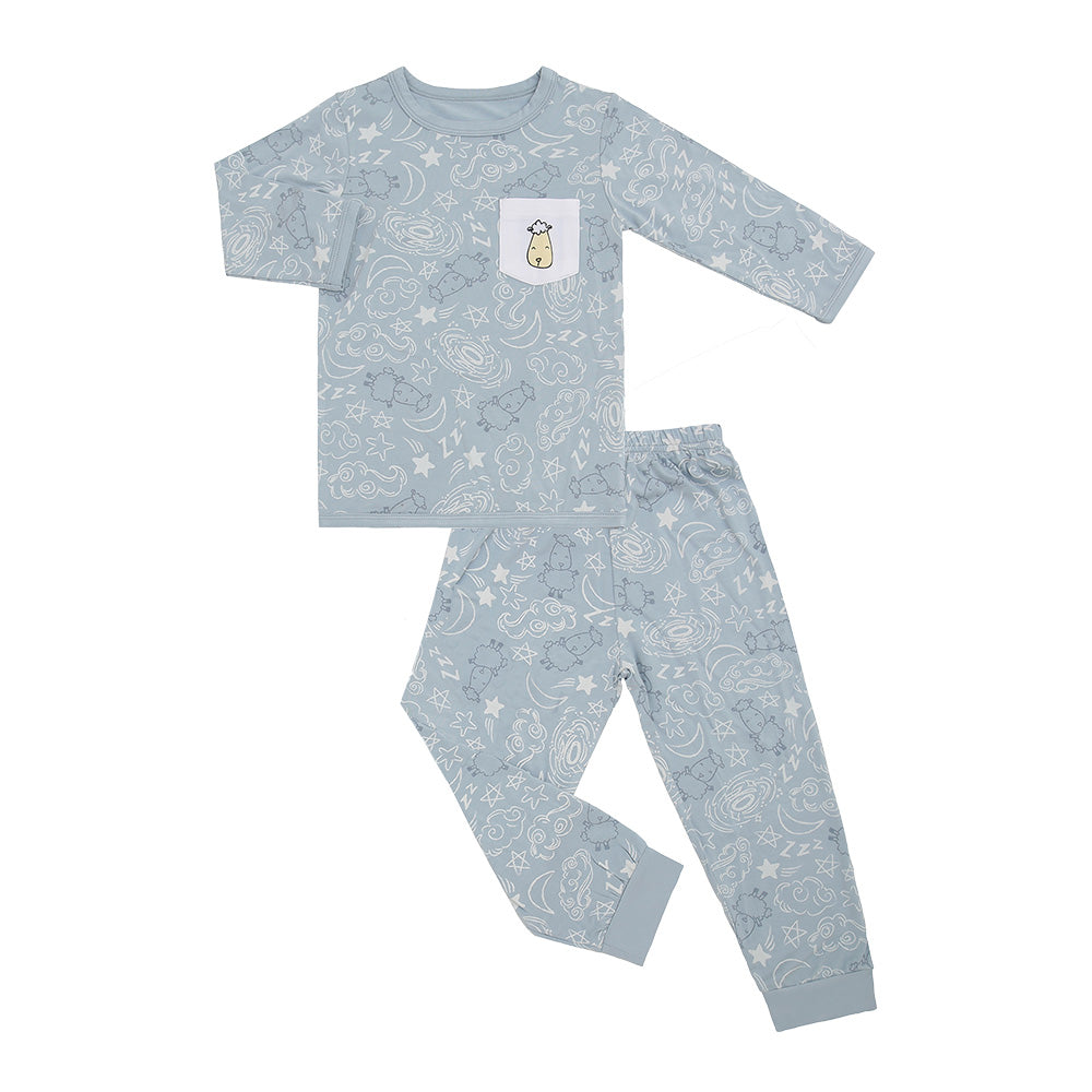 Pyjamas Set Baa Baa in the Universe Blue + Baa Baa in the Universe Blue