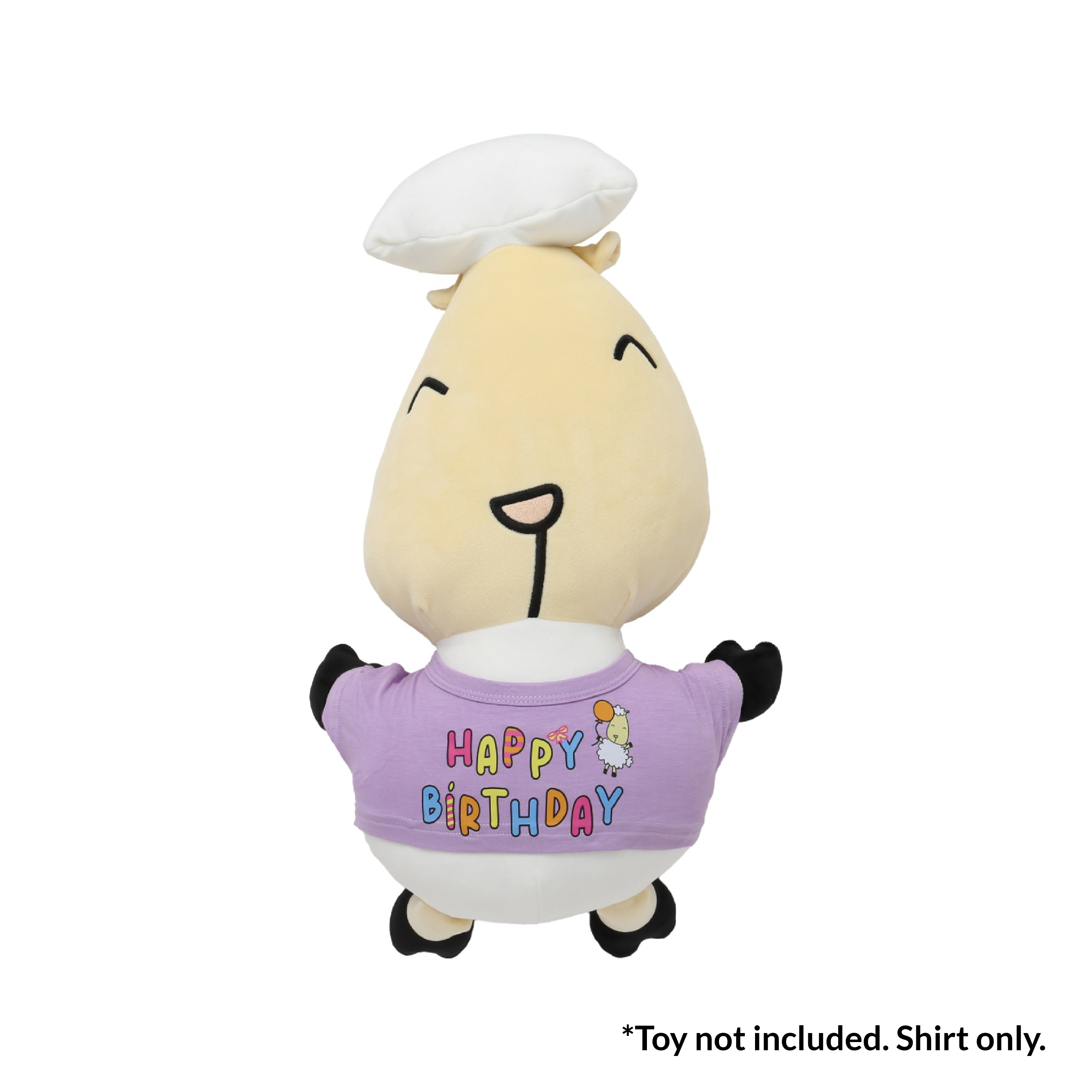 Toys Short Sleeve T-Shirt Happy Birthday Lavender Jumbo