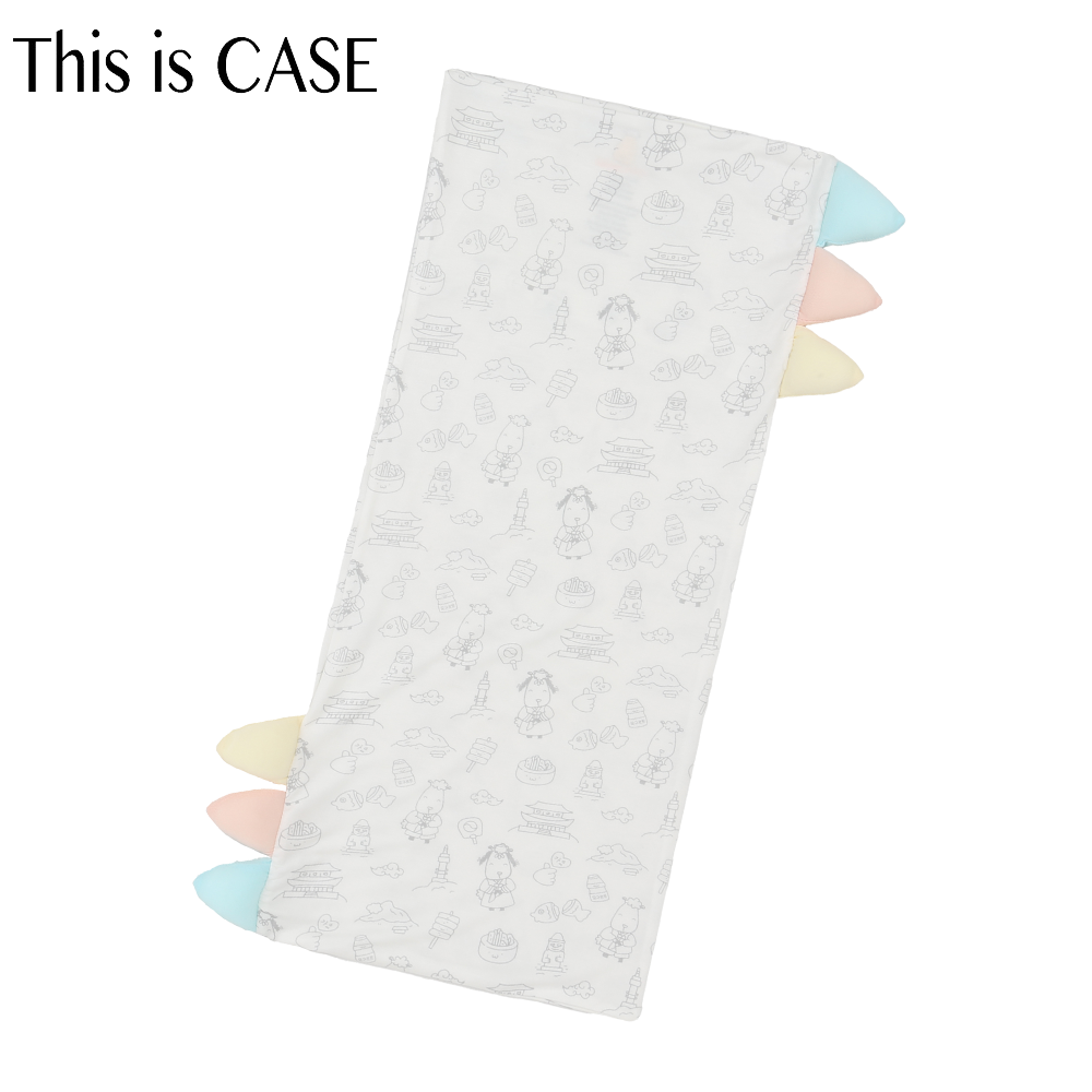Bed-Time Buddy™ Case K03 White with Color tag - Jumbo