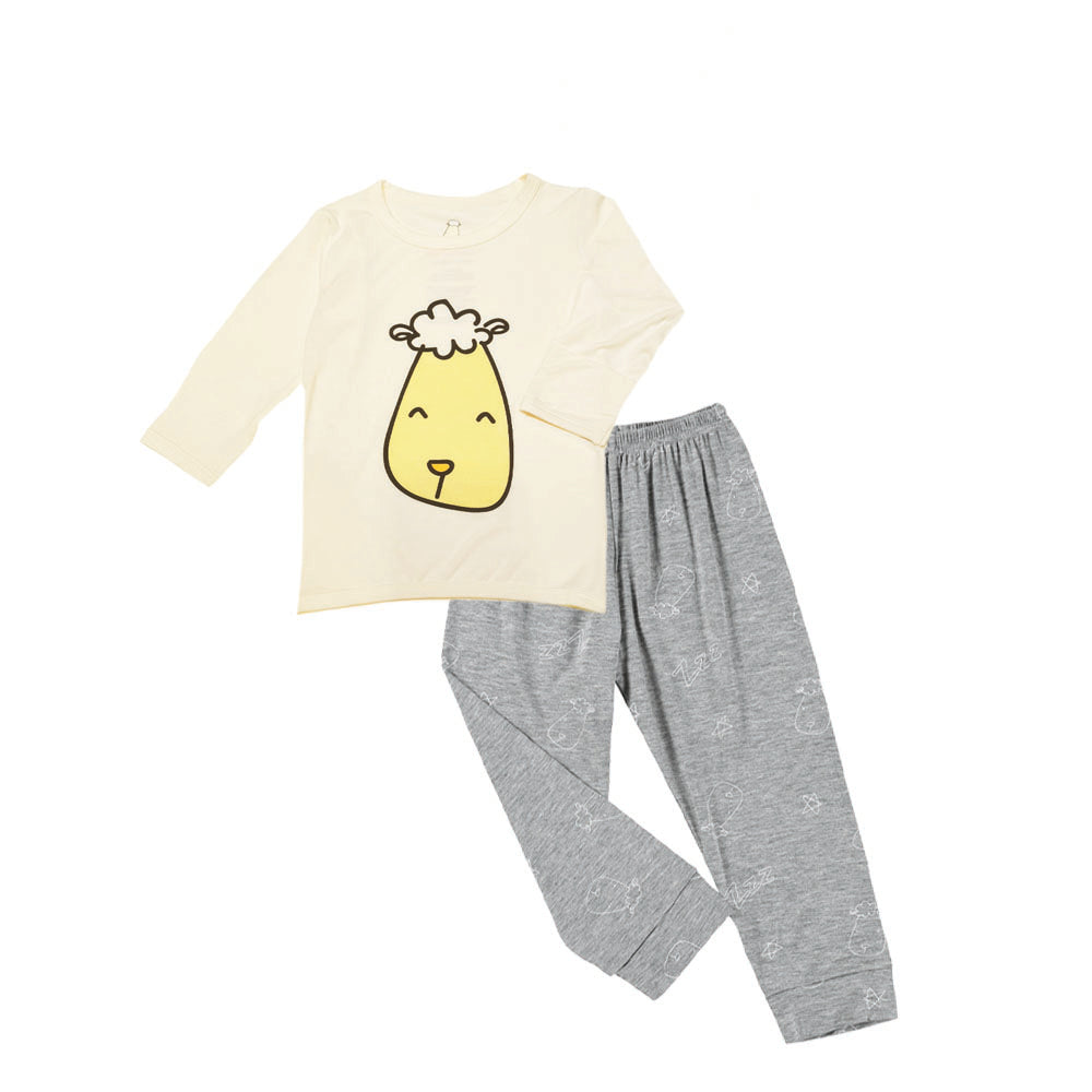 Pyjamas Set Smiley Baa Baa Yellow + Sweet Dreams Baa Baa Grey