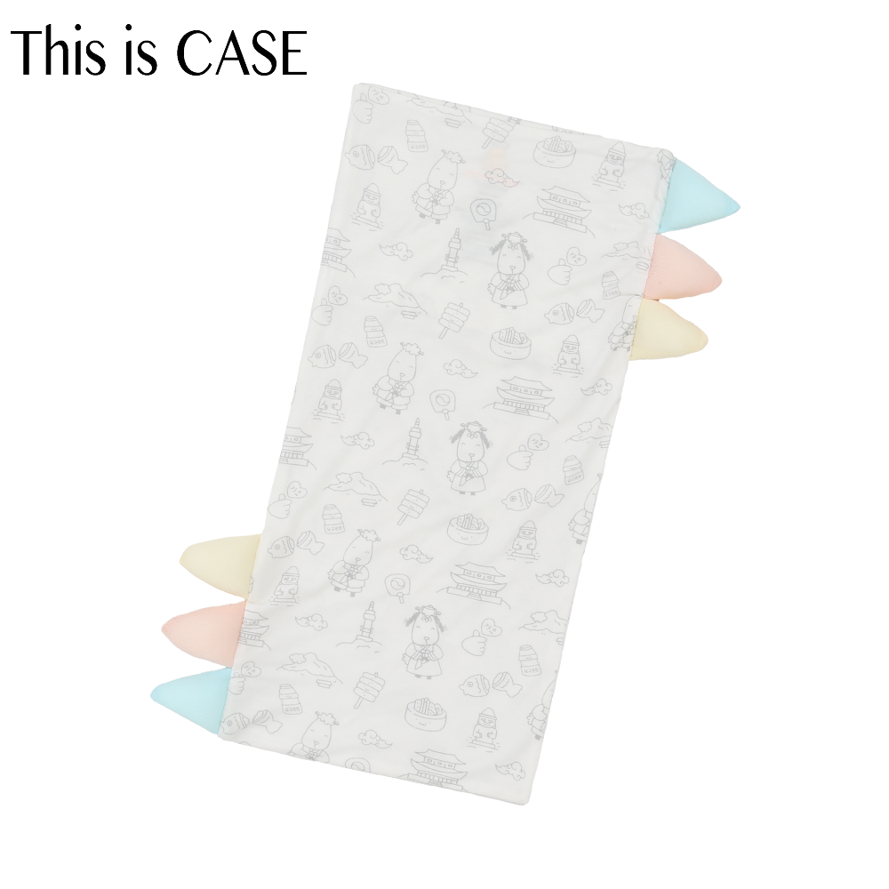 Bed-Time Buddy™ Case K03 White with Color tag - Medium