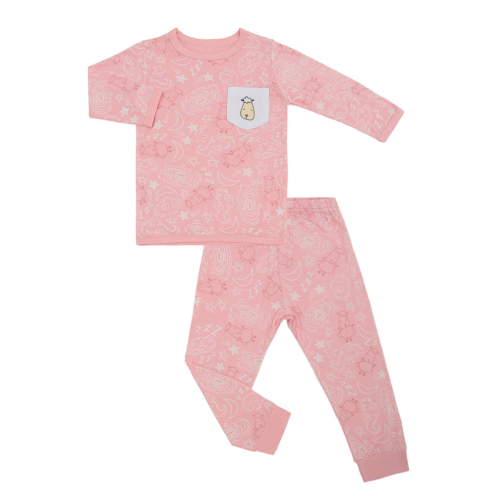 Pyjamas Set Baa Baa in the Universe Pink + Baa Baa in the Universe Pink