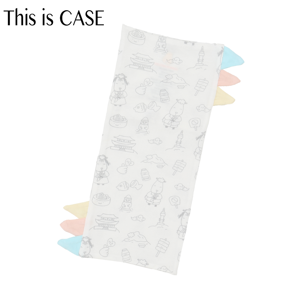 Bed-Time Buddy™ Case K03 White with Color tag - Small