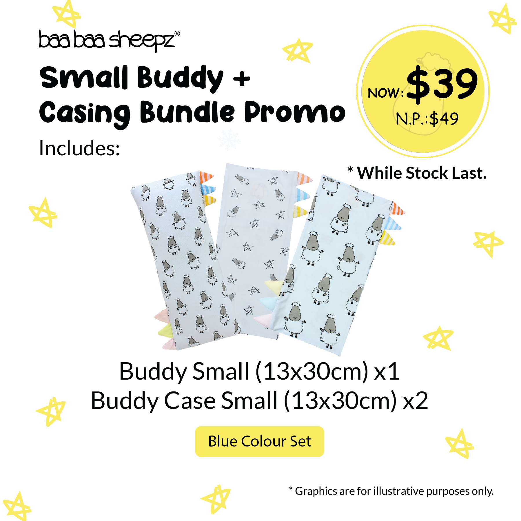 Baa Baa Sheepz Small Buddy + Casing Bundle Promo