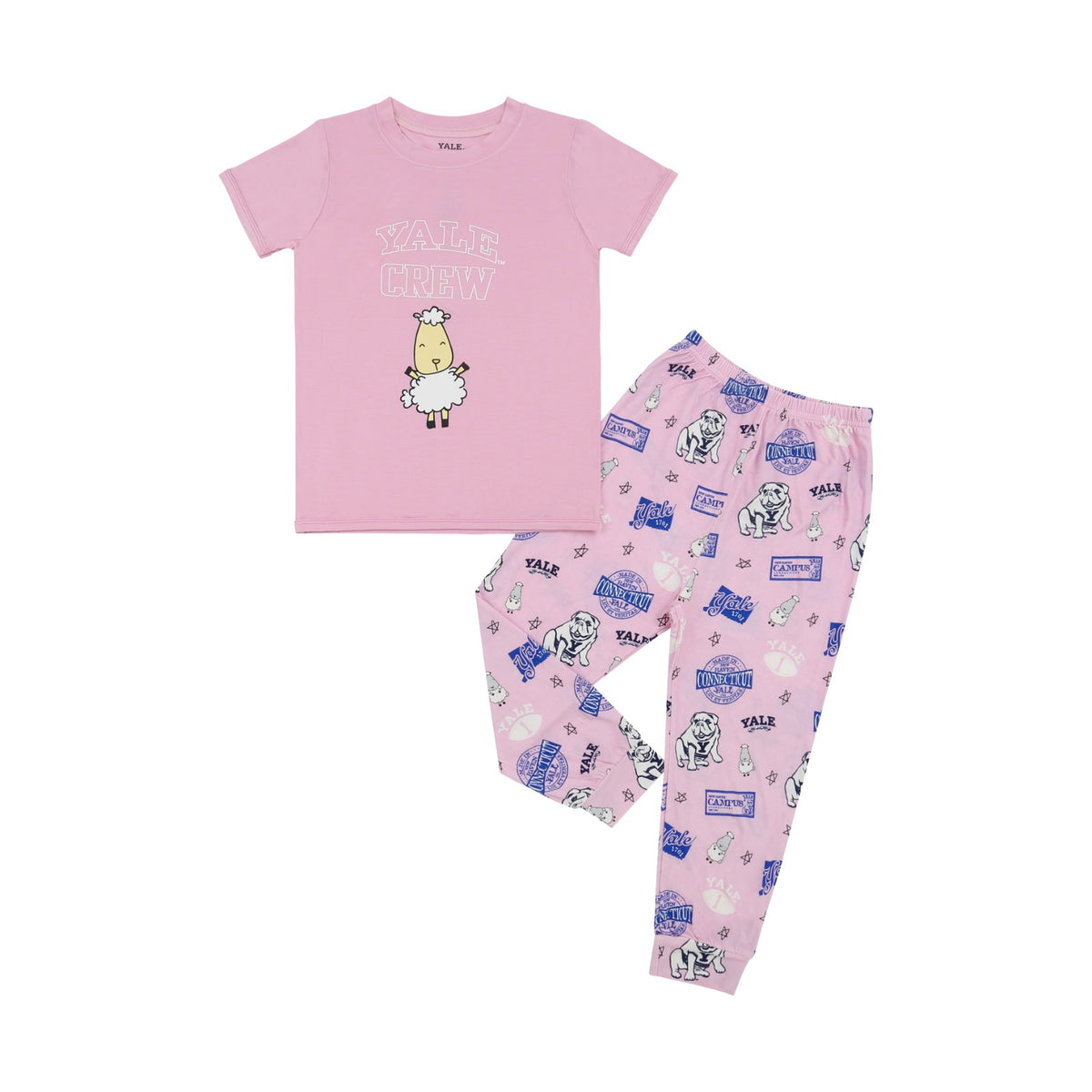 Short Sleeve Shirt Y01 Pink + Pants Y01 Pink