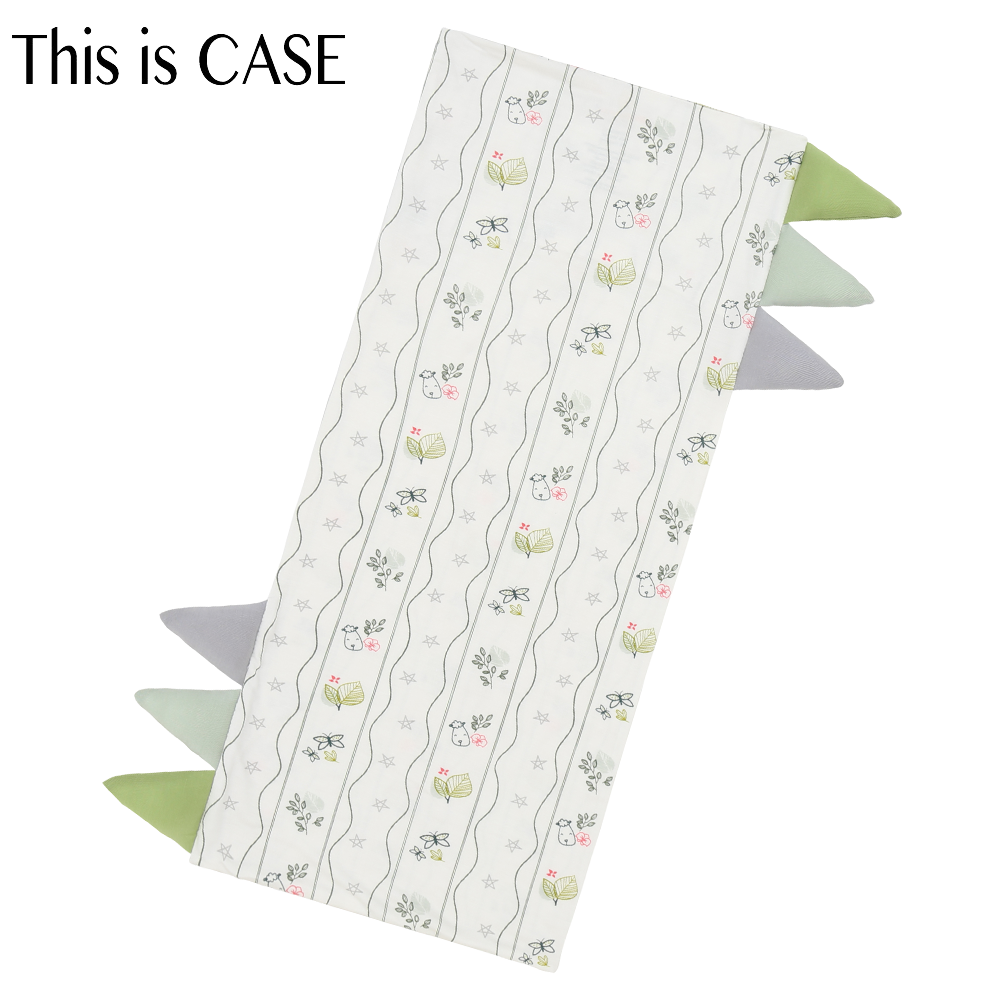 Bed-Time Buddy™ Case Dream Garden B Cream with Color tag - Medium