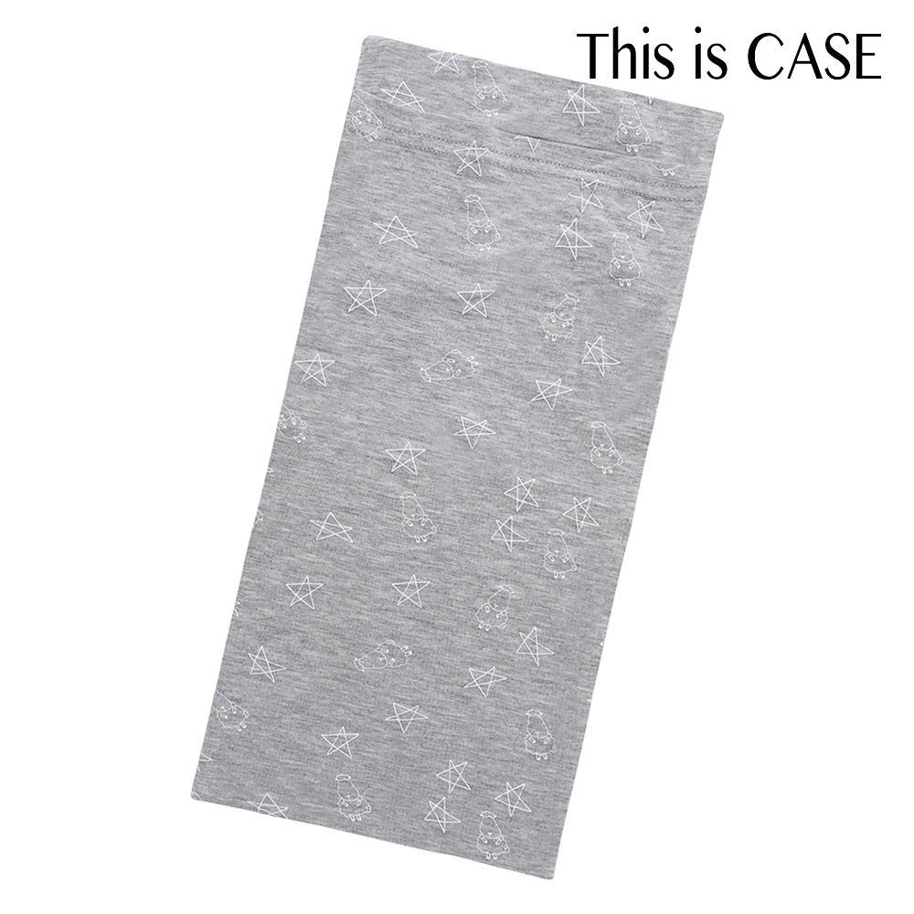 Bed-Time Buddy Case Small Star & Sheepz Grey - Medium