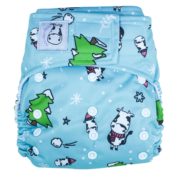 Cloth Diaper One Size Aplix - Winter