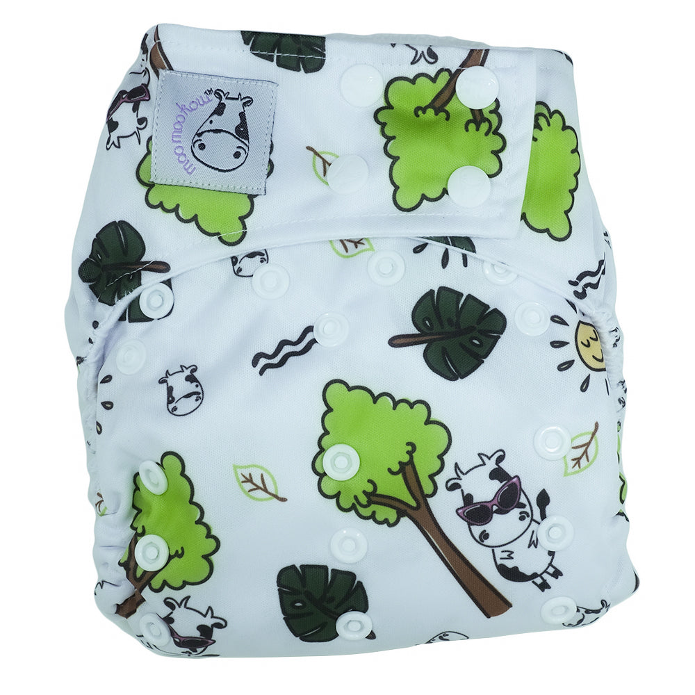 Cloth Diaper One Size Snap - Summer
