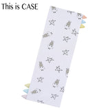 Bed-Time Buddy Case Big Star & Sheepz White with Color & Stripe tag - XL
