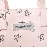 Baa Baa Sheepz Tote Bag Small Star & Sheepz Pink - Small