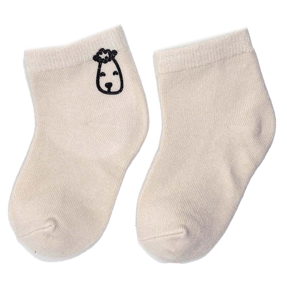 Socks A001-A Yellow 1 pair