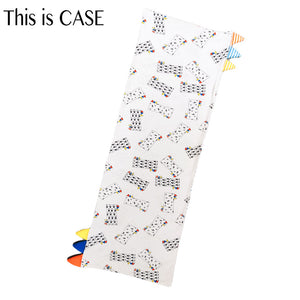 Bed-Time Buddy Case Buddy-Me Everywhere Milk with Color & Stripe tag - XL