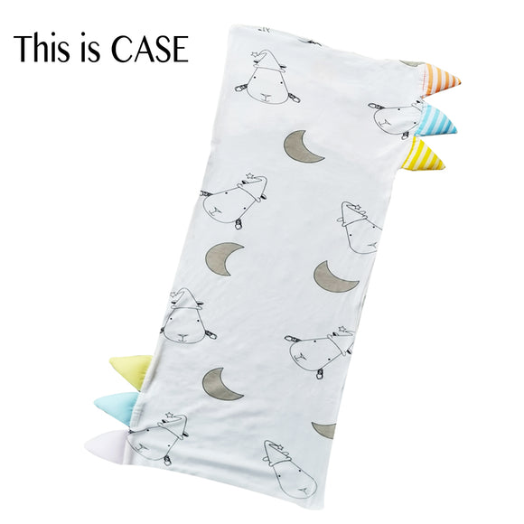 Bed-Time Buddy™ Case Big Moon & Sheepz White with Color & Stripe tag - Jumbo