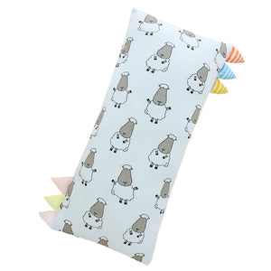 Bed-Time Buddy™ Big Sheepz Blue with Color & Stripe tag - Jumbo