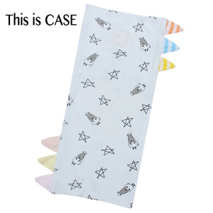 Bed-Time Buddy Case Small Star & Sheepz Blue with Color & Stripe tag - Jumbo