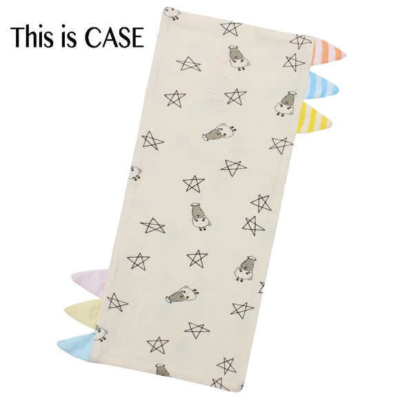 Bed-Time Buddy Case Small Star & Sheepz Yellow with Color & Stripe tag - Jumbo
