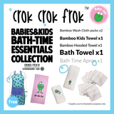 Crok Crok Frok Babies & Kids Bath-Time Essentials Collection