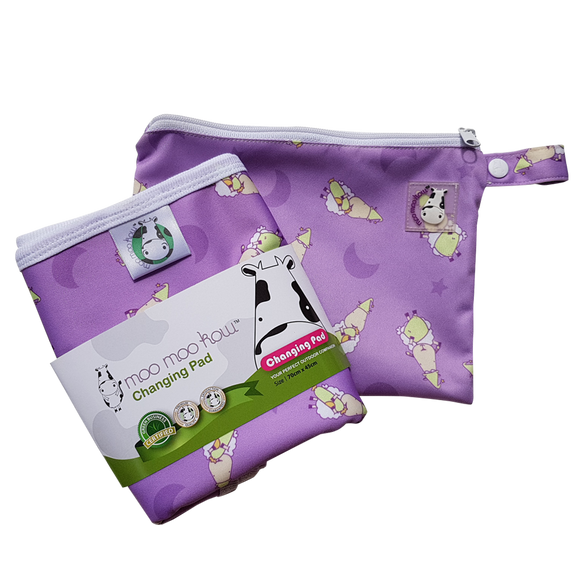 Changing Pad Travel Size BaaBaaSheepz Purple
