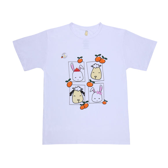 SPECIAL EDITION - Unisex Short Sleeve T-Shirt Happy Rabbit Year White