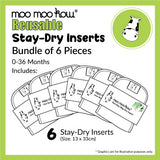 Stay-Dry Inserts - Bundle of 6 Pieces