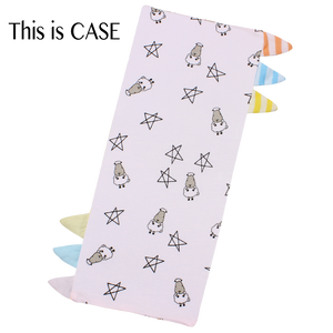 Bed-Time Buddy™ Case Small Star & Sheepz Pink with Color & Stripe tag - Medium