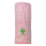 CrokCrokFrok Bamboo Towel for Kids & Adult - Pink - Large