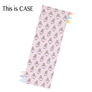 Bed-Time Buddy™ Case Big Sheepz Pink with Color & Stripe tag - XL