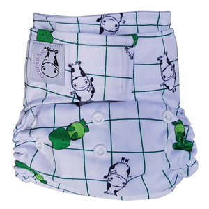 Cloth Diaper One Size Aplix - Tuck Tuck Tortle