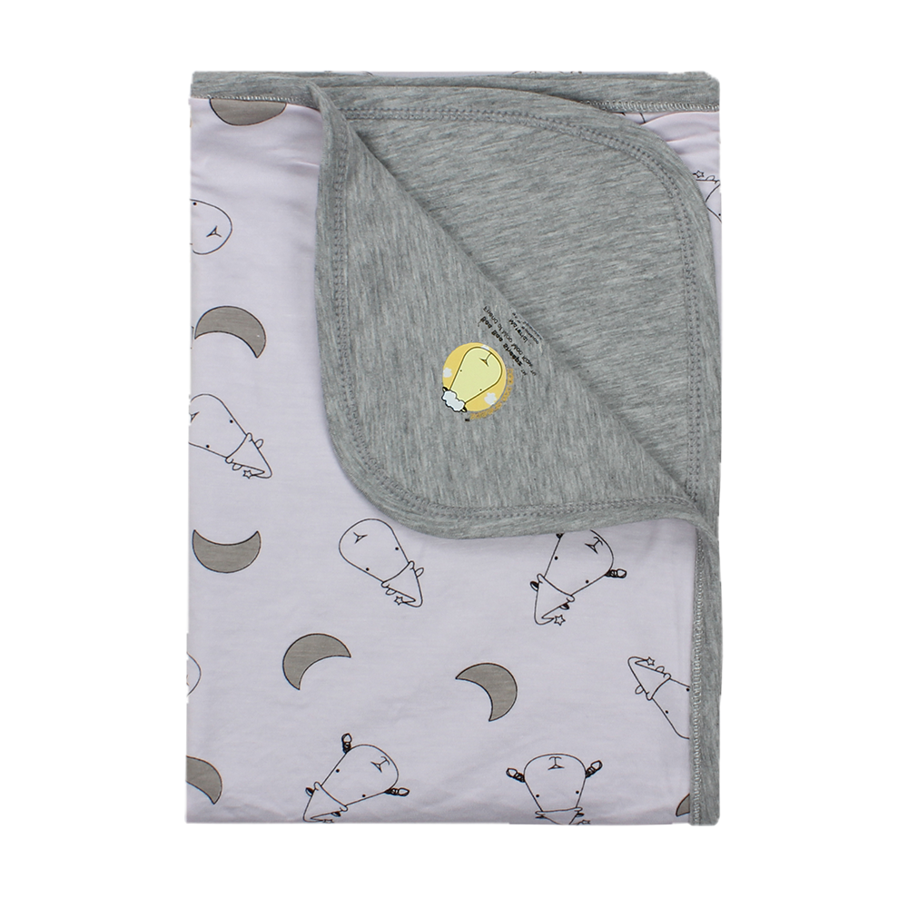 Double Layer Blanket Small Moon & Sheepz Pink - 36M