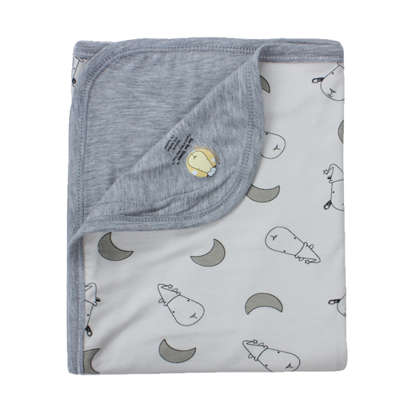 Double Layer Blanket Small Moon & Sheepz Yellow - 36M