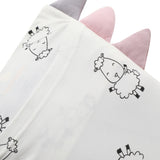 Bed-Time Buddy Cute Big Star & Sheepz White with Color tag - Medium