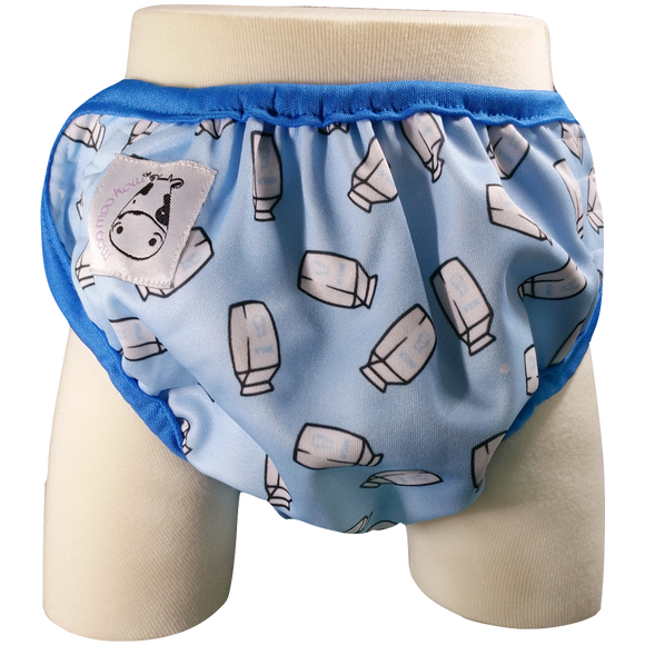 One Size Swim Diaper Milk Cartons