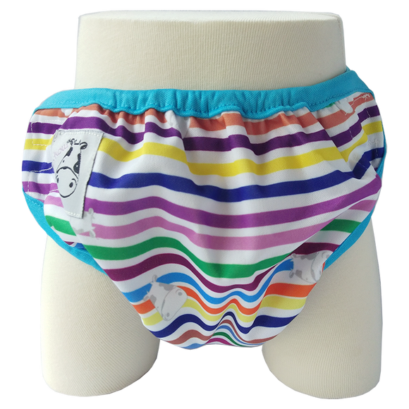 One Size Swim Diaper Rainbow