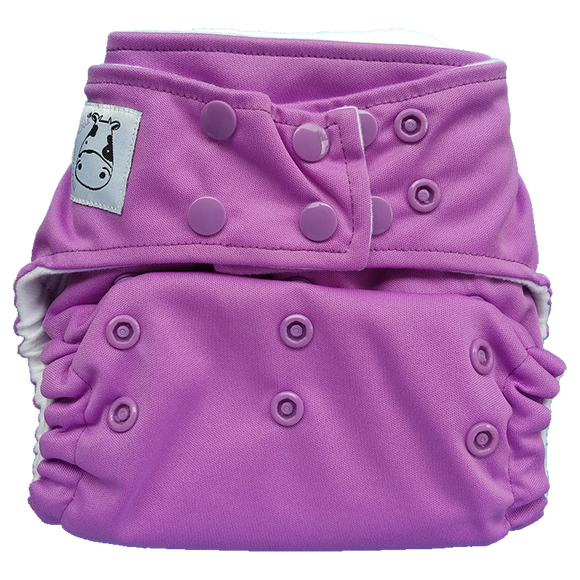 Cloth Diaper One Size Snap - Violet