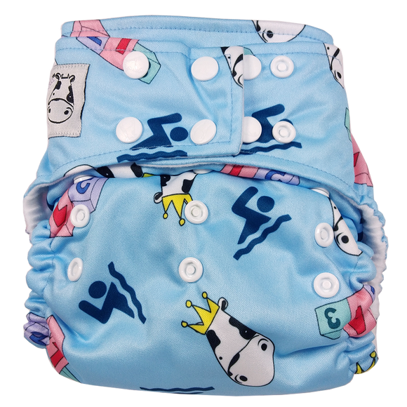 Cloth Diaper One Size Snap - Swim