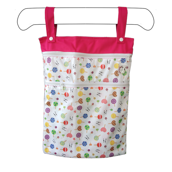 Wet Bag XL - Lollipop Pink