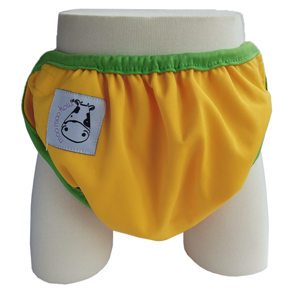 One Size Swim Diaper Yellow